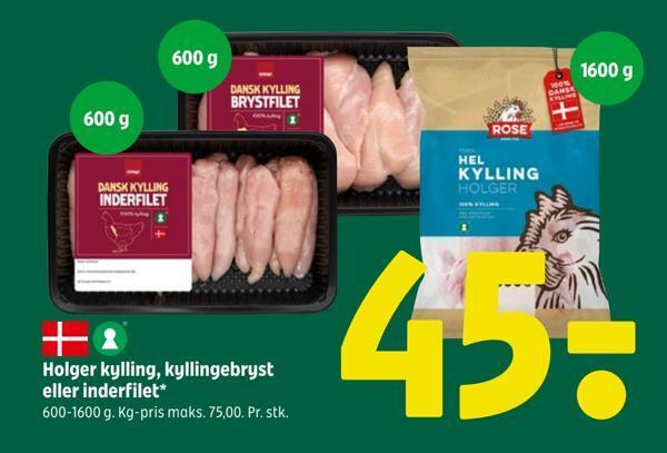 Holger Kylling Kyllingebryst Eller Inderfilet Tilbud Hos Coop 365