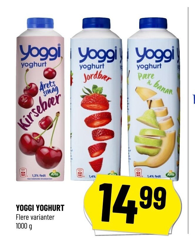 Yoggi Yoghurt tilbud hos Løvbjerg