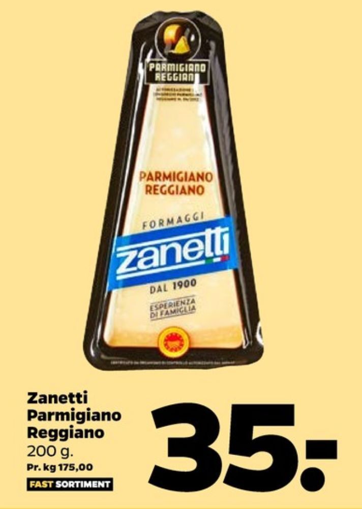 Zanetti Parmigiano Reggiano Tilbud Hos Netto