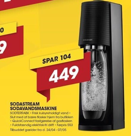 Sodastream Sodavandsmaskine Tilbud Hos Punkt1