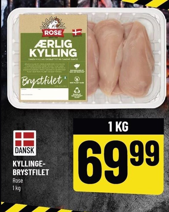 Rose Kyllingebrystfilet Tilbud Hos L Vbjerg