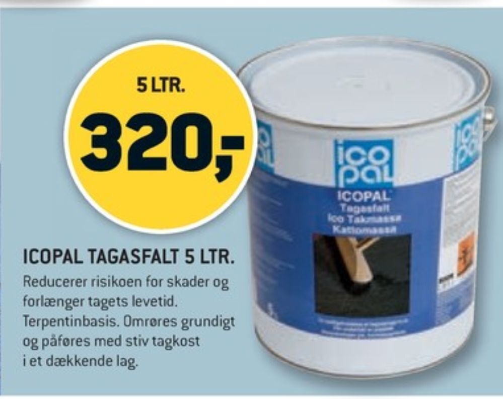 Icopal Tagasfalt Tilbud Hos XL BYG