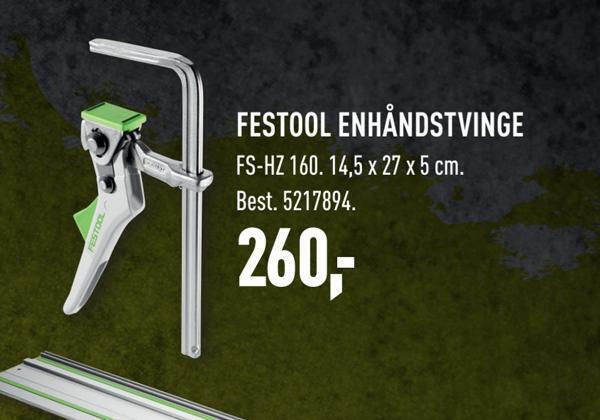 Festool Enh Ndstvinge Tilbud Hos Johannes Fog