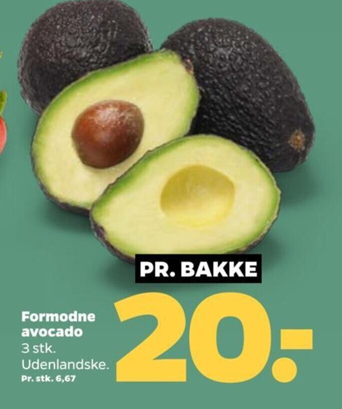 Formodne Avocado Tilbud Hos Netto