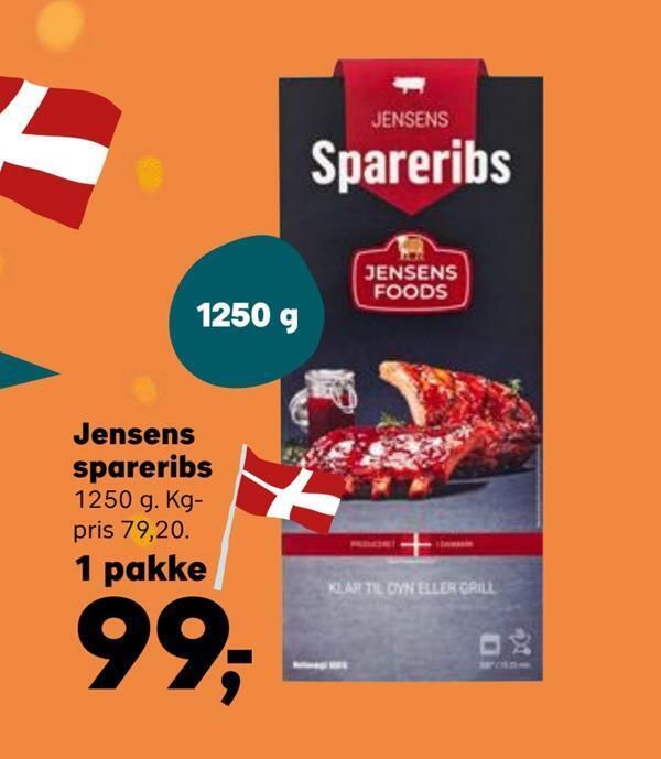 Jensens Spareribs Tilbud Hos SuperBrugsen