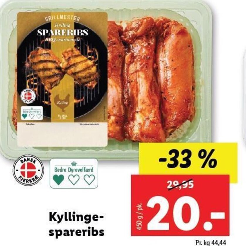 Kylling SPARERIBS Tilbud Hos Lidl