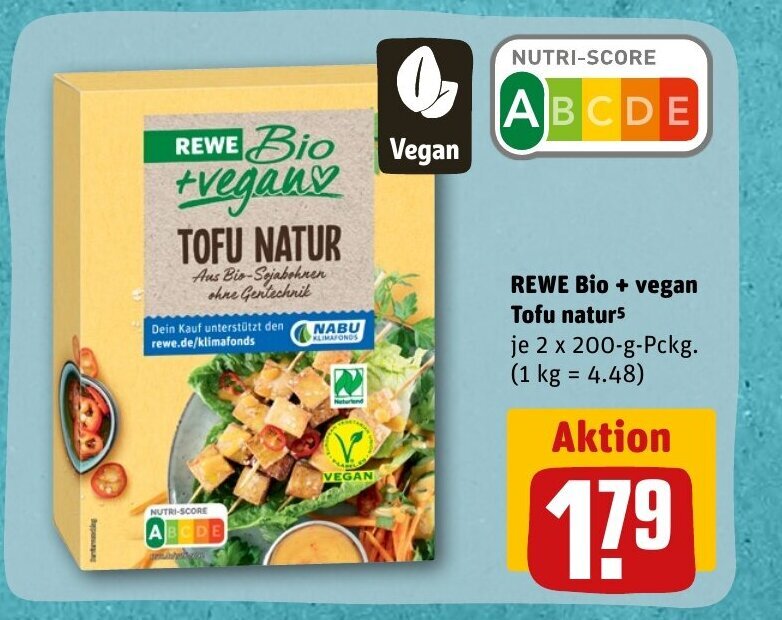 Rewe Bio Vegan Tofu Natur Tilbud Hos Rewe