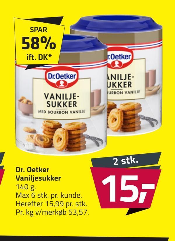 Dr Oetker Vaniljesukker Tilbud Hos Fleggaard