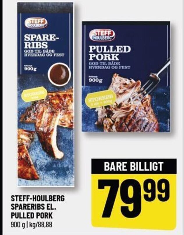 STEFF HOULBERG SPARERIBS EL PULLED PORK tilbud hos Løvbjerg