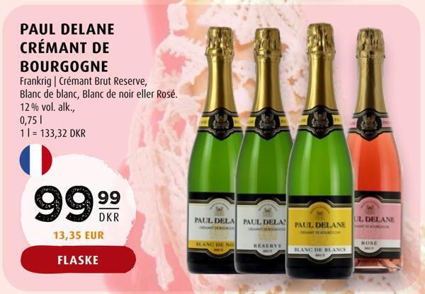 Paul delane crémant de bourgogne tilbud hos Scandinavian Park