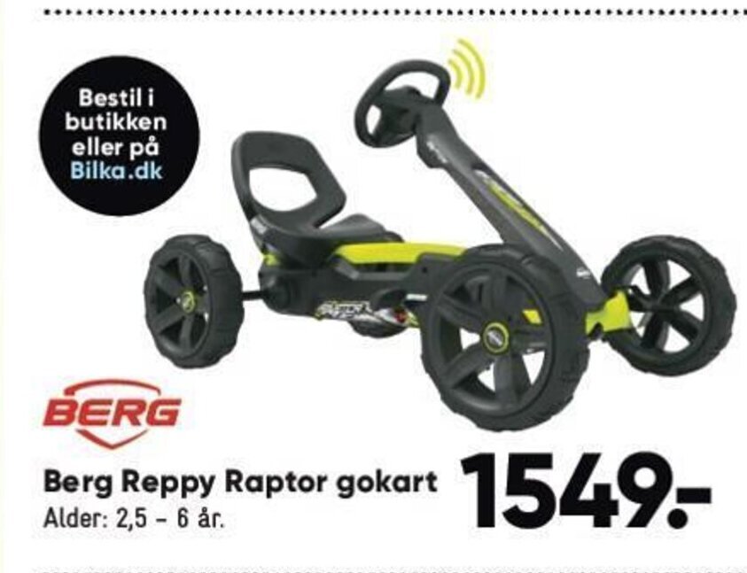 Berg Reppy Raptor Gokart Tilbud Hos Bilka