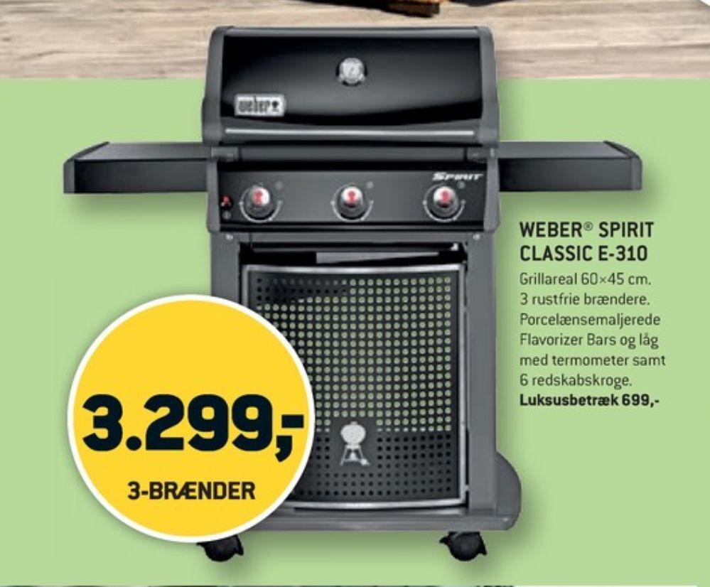 Weber Gasgrill Tilbud Hos Xl Byg