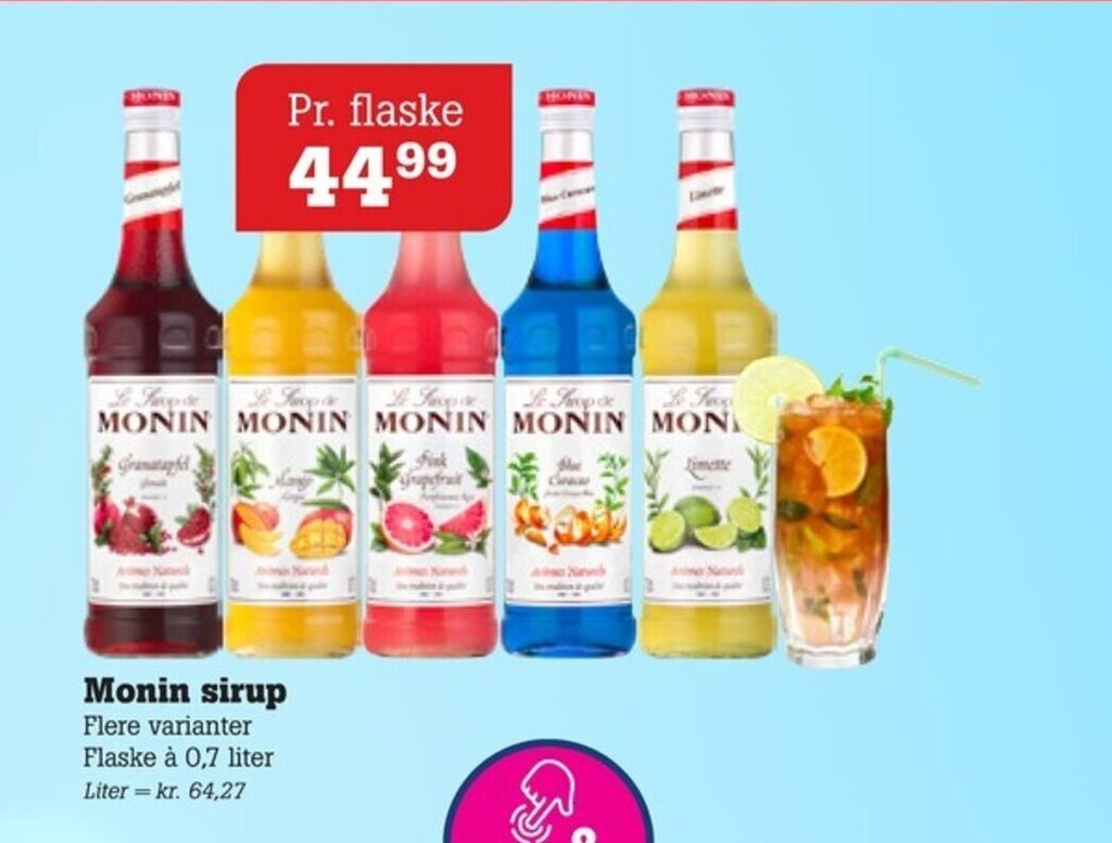 Monin Sirup Tilbud Hos Poetzsch Padborg