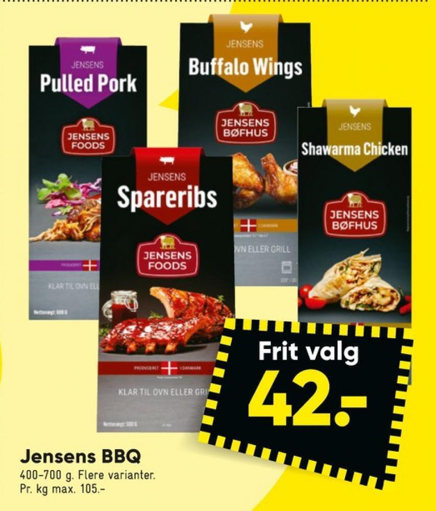 Jensens Pulled Pork Tilbud Hos Bilka