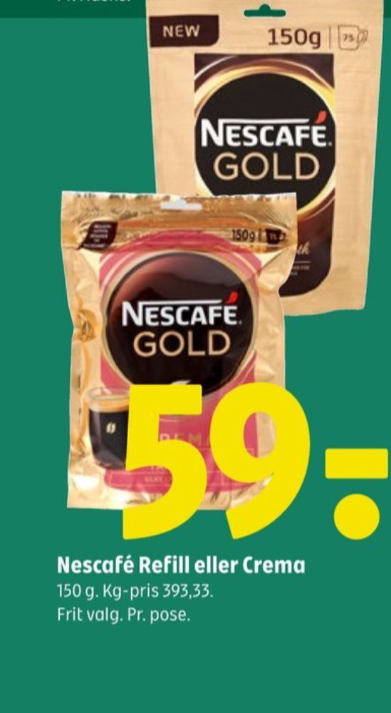 Nescafe Gold Instant Kaffe Tilbud Hos Coop 365