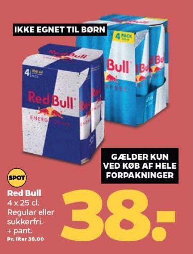 Red Bull Tilbud Hos Netto