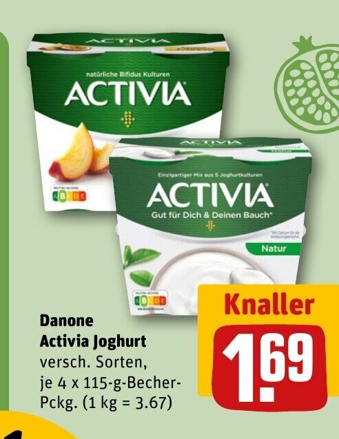 Danone Activia Joghurt Tilbud Hos Rewe