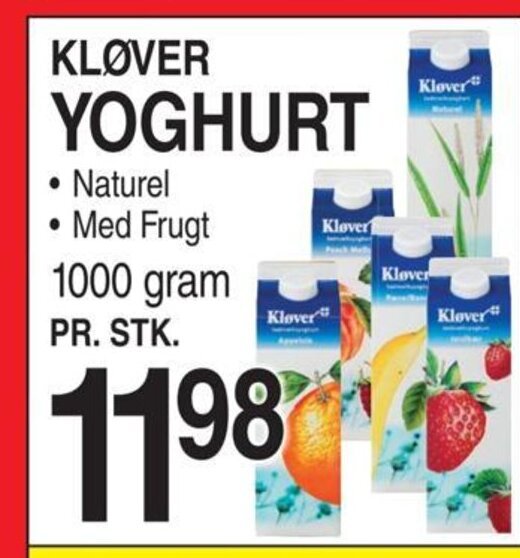 Kl Ver Yoghurt Tilbud Hos Abc Lavpris