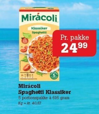 Miracoli Spaghetti Klassiker Tilbud Hos Poetzsch Padborg