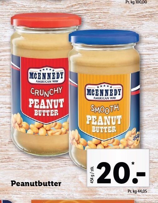 Mcennedy Peanutbutter Tilbud Hos Lidl