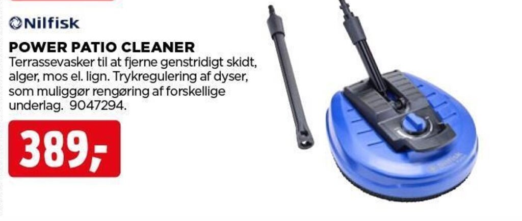 Nilfisk Power Patio Cleaner Tilbud Hos Jem Fix