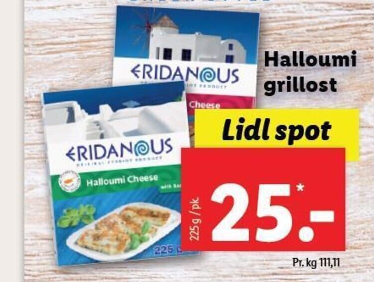 Halloumi Cheese Tilbud Hos Lidl