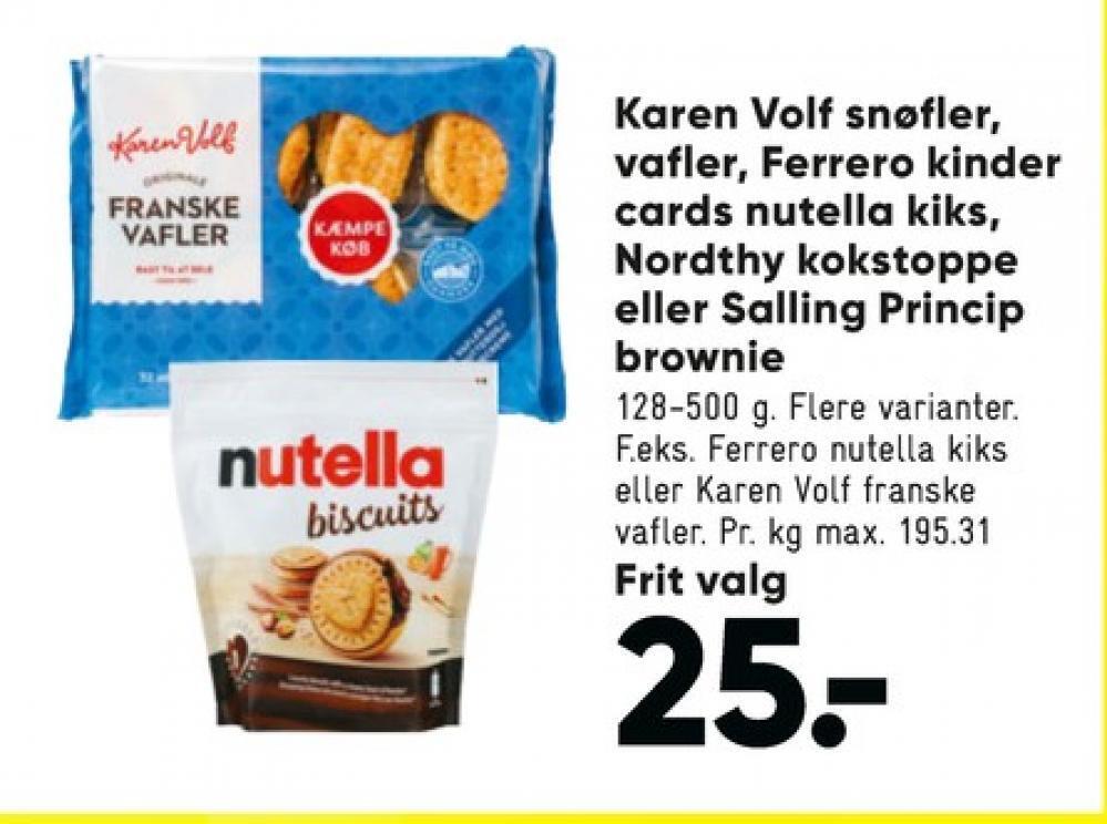 Snøfler kager tilbud hos Bilka