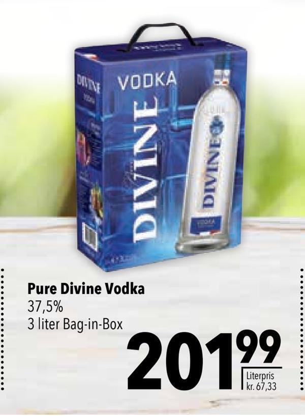 Pure Divine Vodka Tilbud Hos Citti