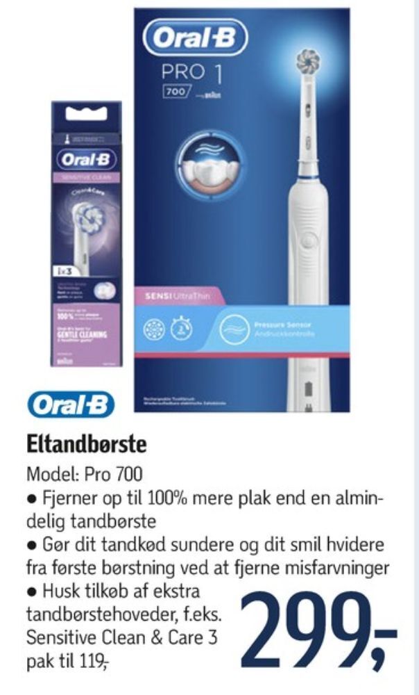 Braun Oral B Eltandb Rste Tilbud Hos F Tex