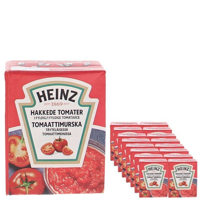 Heinz Pak Hakkede Tomater Kolonial Konserves Og Madmix Tilbud