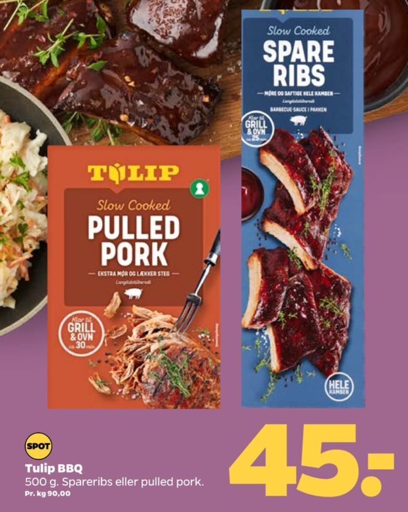 Tulip Spareribs Tilbud Hos Netto