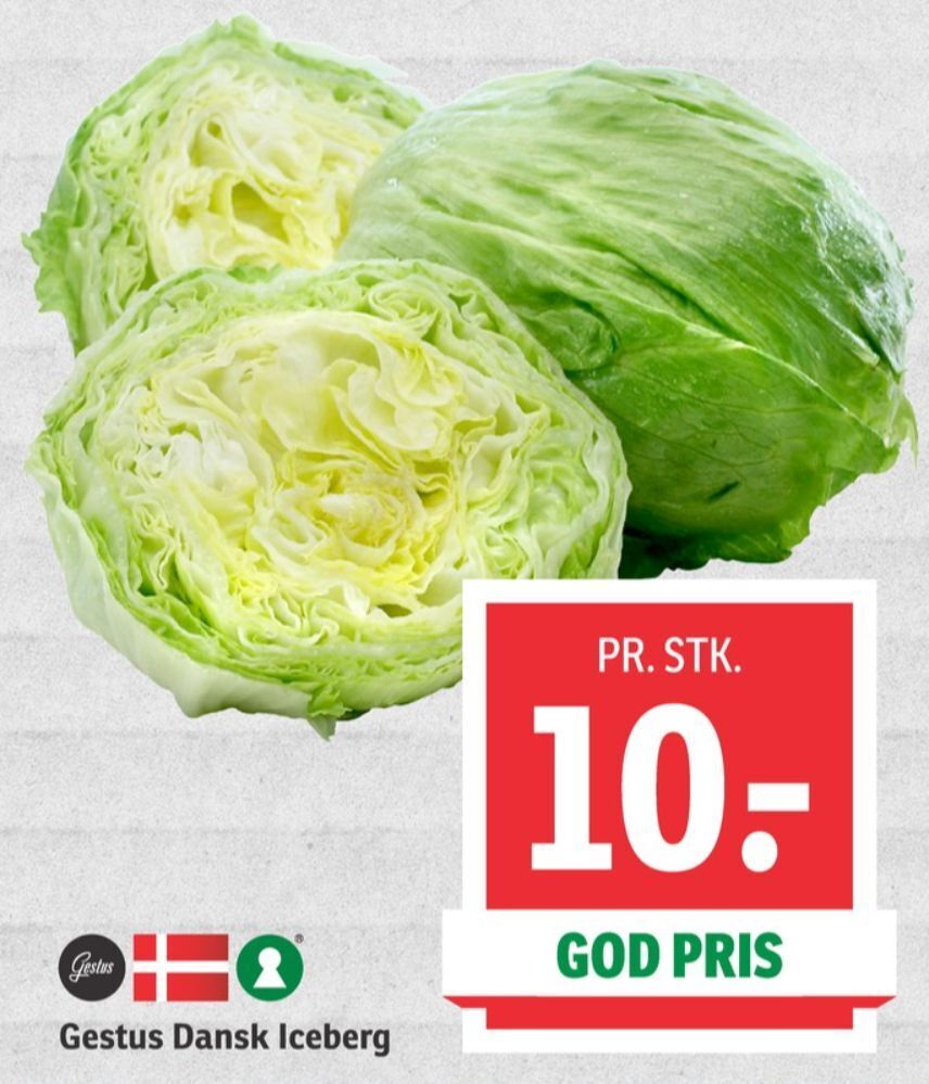 Gestus Icebergsalat Tilbud Hos Spar