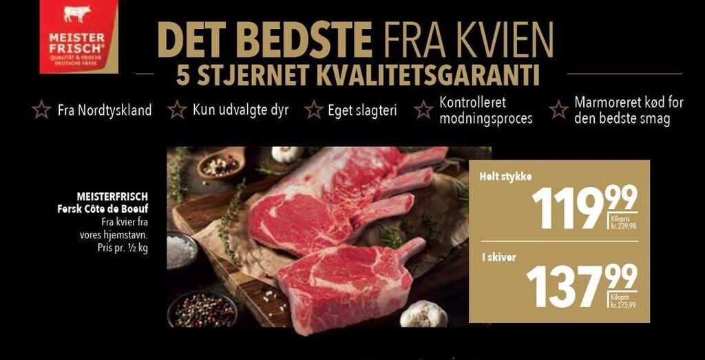 Meisterfrisch Fersk C Te De Boeuf Tilbud Hos Citti