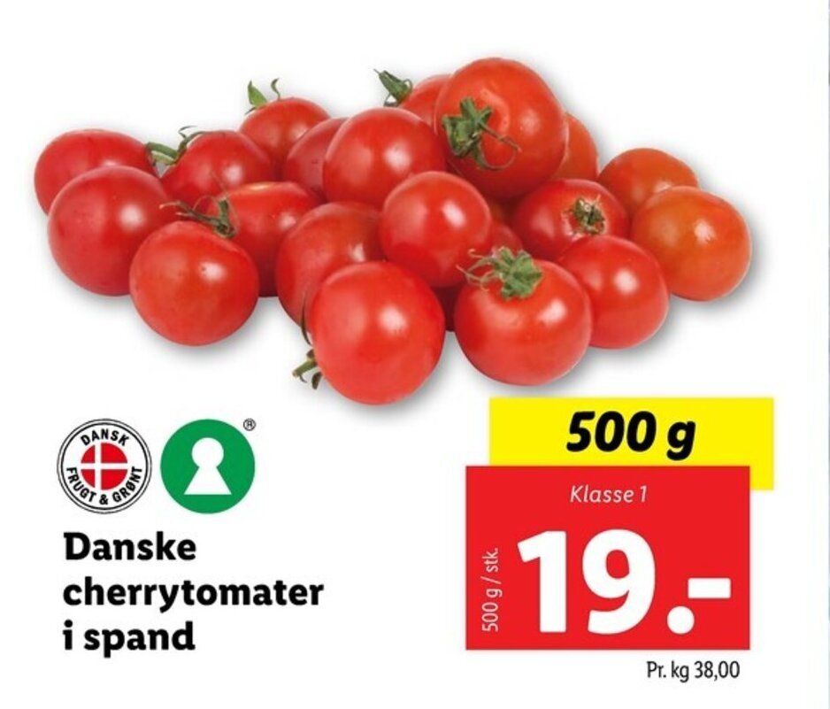 Danske Cherrytomater I Spand Tilbud Hos Lidl