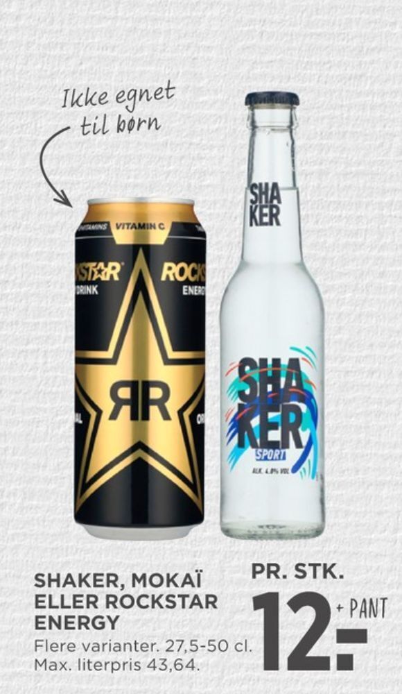 Rockstar Energidrik Tilbud Hos Meny