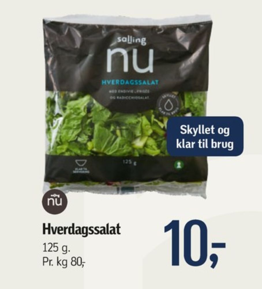 Salling Nu Salatblanding Tilbud Hos F Tex