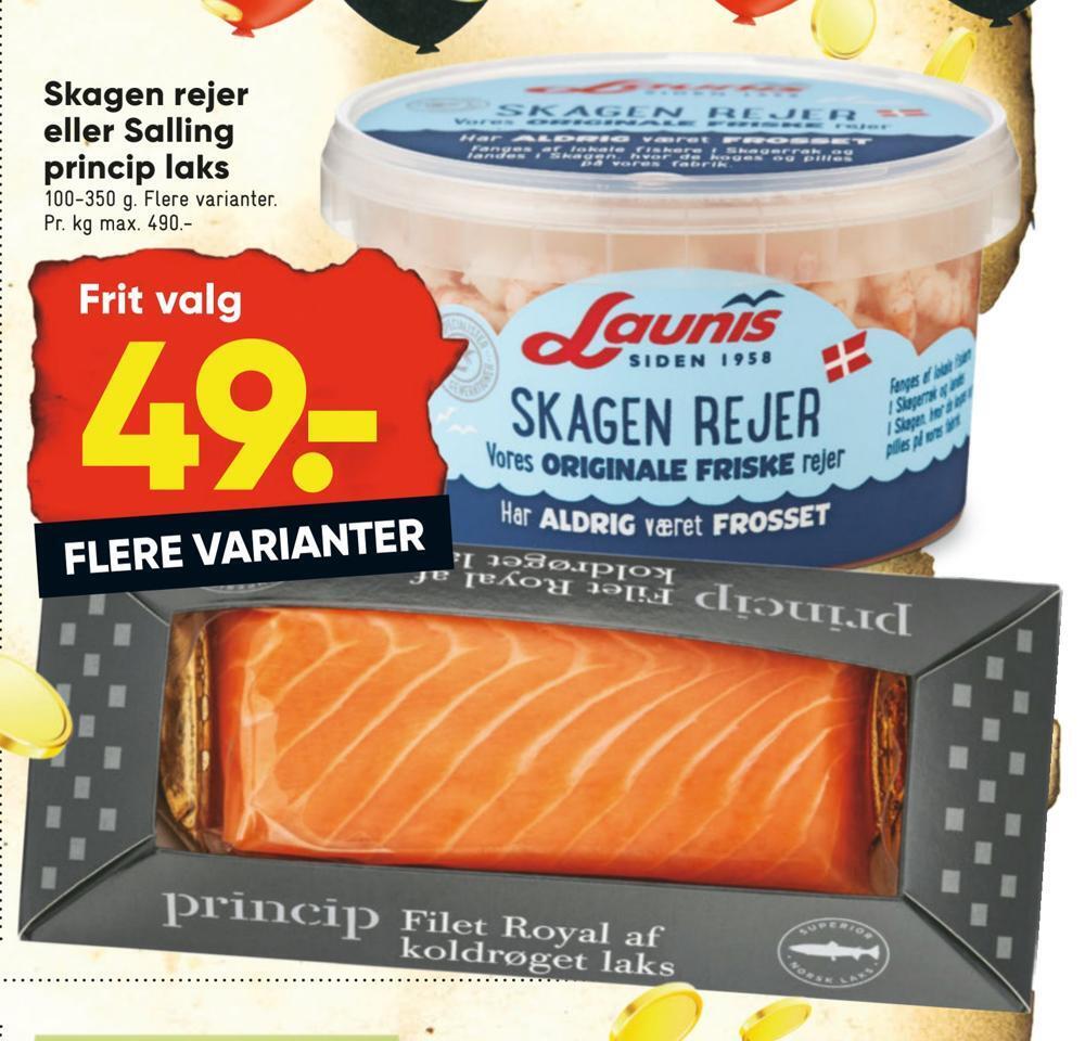 Skagen Rejer Eller Salling Princip Laks Tilbud Hos Bilka