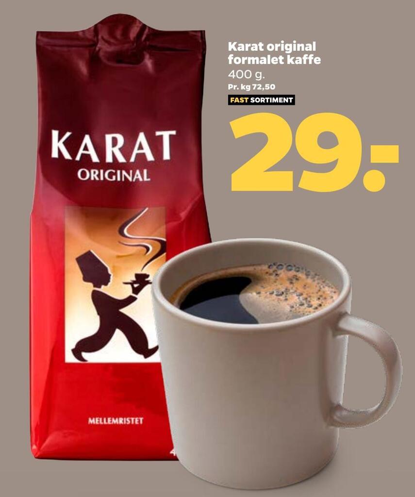 Karat Original Formalet Kaffe Tilbud Hos Netto