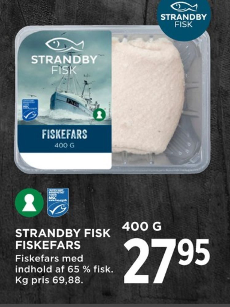 Strandby Fisk Fiskefars Tilbud Hos Meny