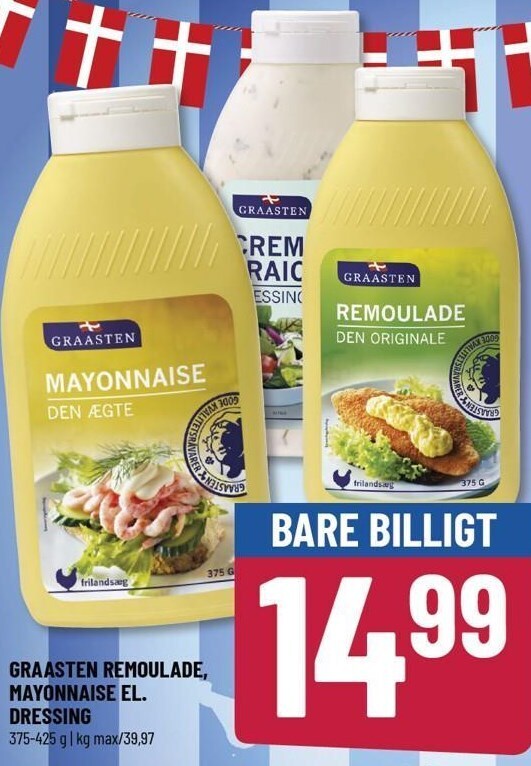 Graasten Remoulade Mayonnaise El Dressing Tilbud Hos L Vbjerg