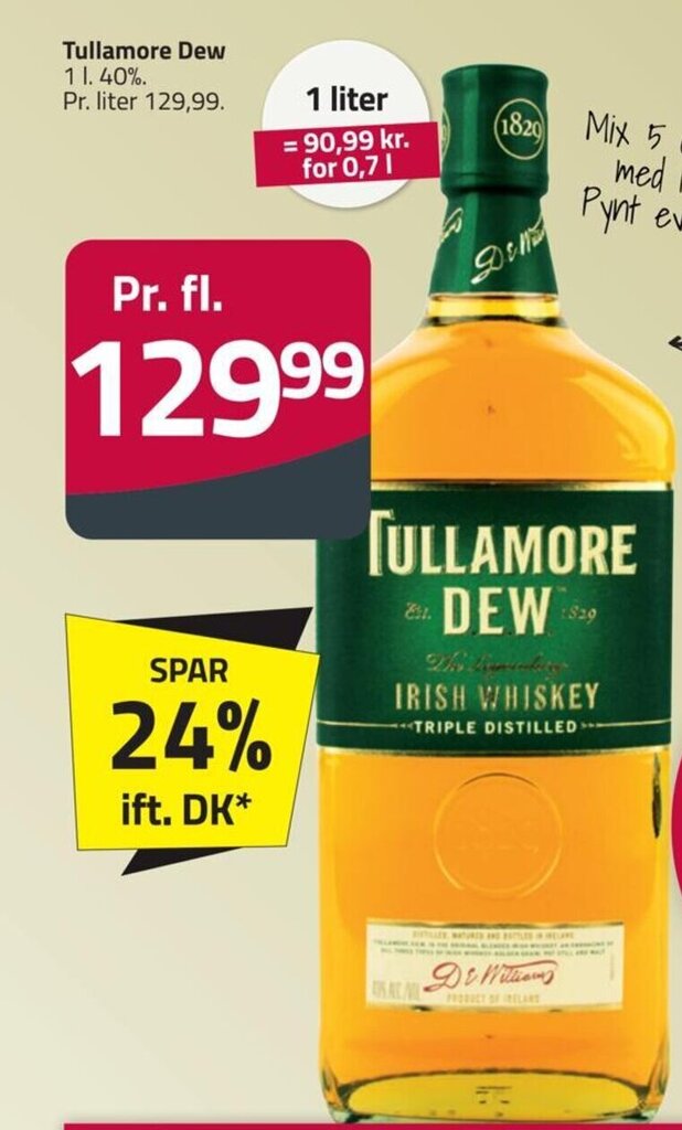 Tullamore Dew Tilbud Hos Fleggaard