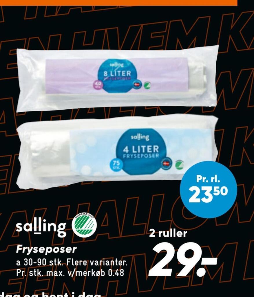 Fryseposer Tilbud Hos Bilka