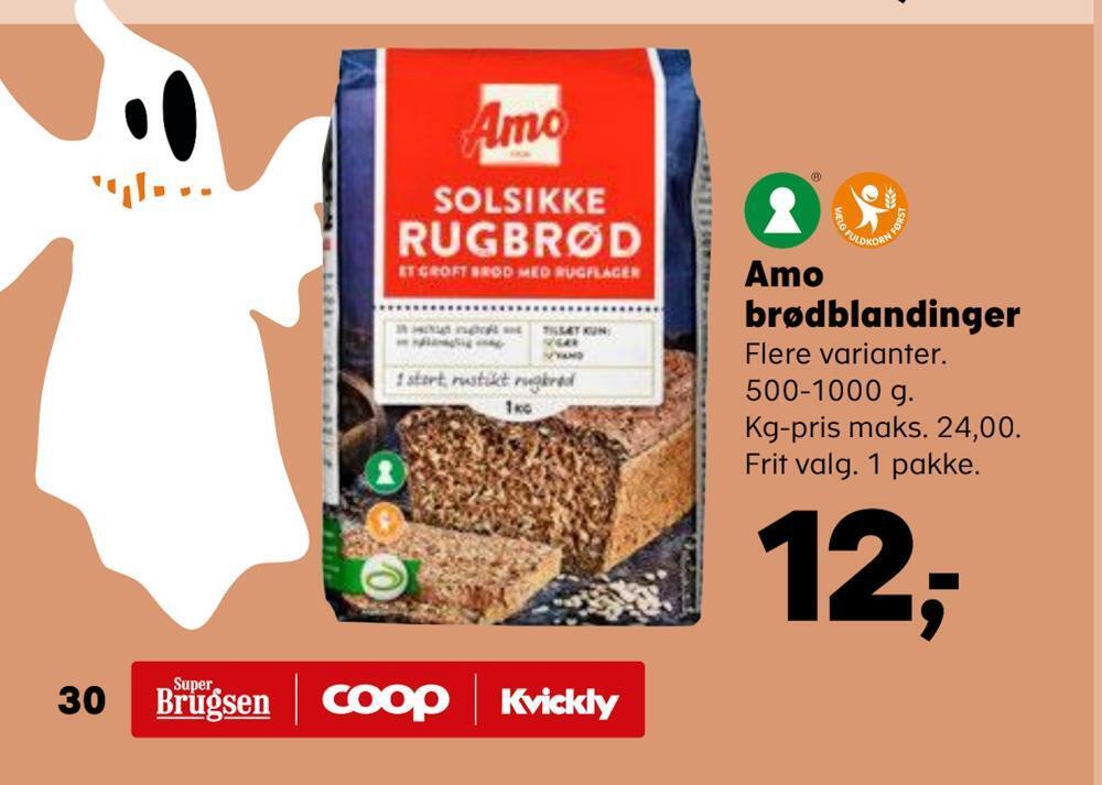 Amo brødblandinger tilbud hos SuperBrugsen