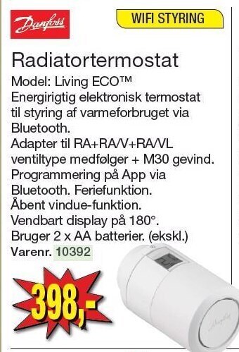 Radiatortermostat Tilbud Hos Harald Nyborg