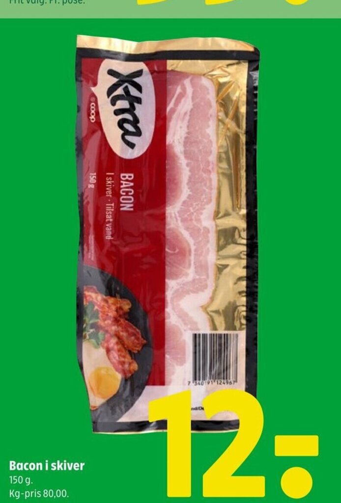 Bacon I Skiver Tilbud Hos Coop