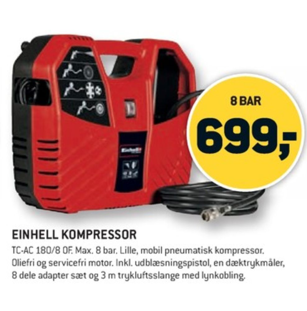 Einhell Kompressor Tilbud Hos Xl Byg