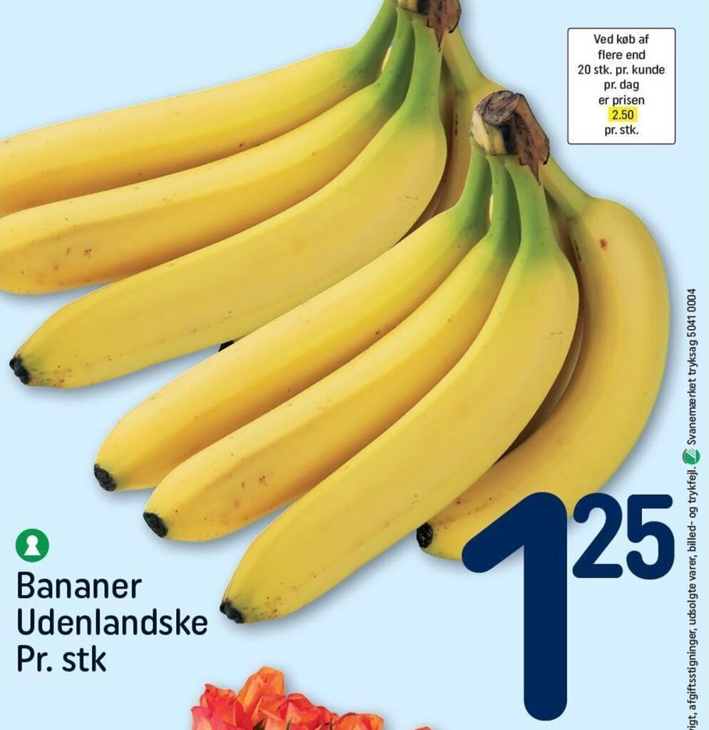 Bananer Udenlandske Pr Stk Tilbud Hos Rema 1000