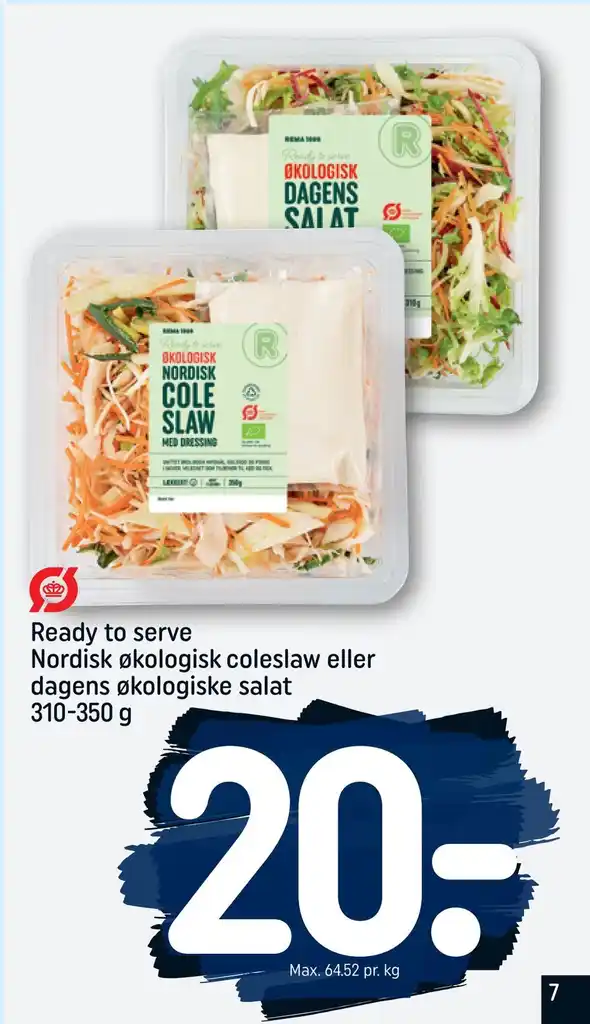 Ready To Serve Nordisk Kologisk Coleslaw Eller Dagens Kologiske Salat