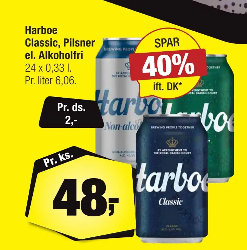 Harboe Classic Pilsner El Alkoholfri Tilbud Hos Calle