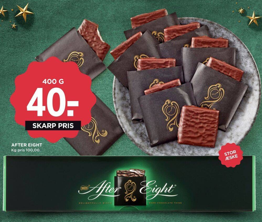 After Eight Mintchokolade Tilbud Hos Meny